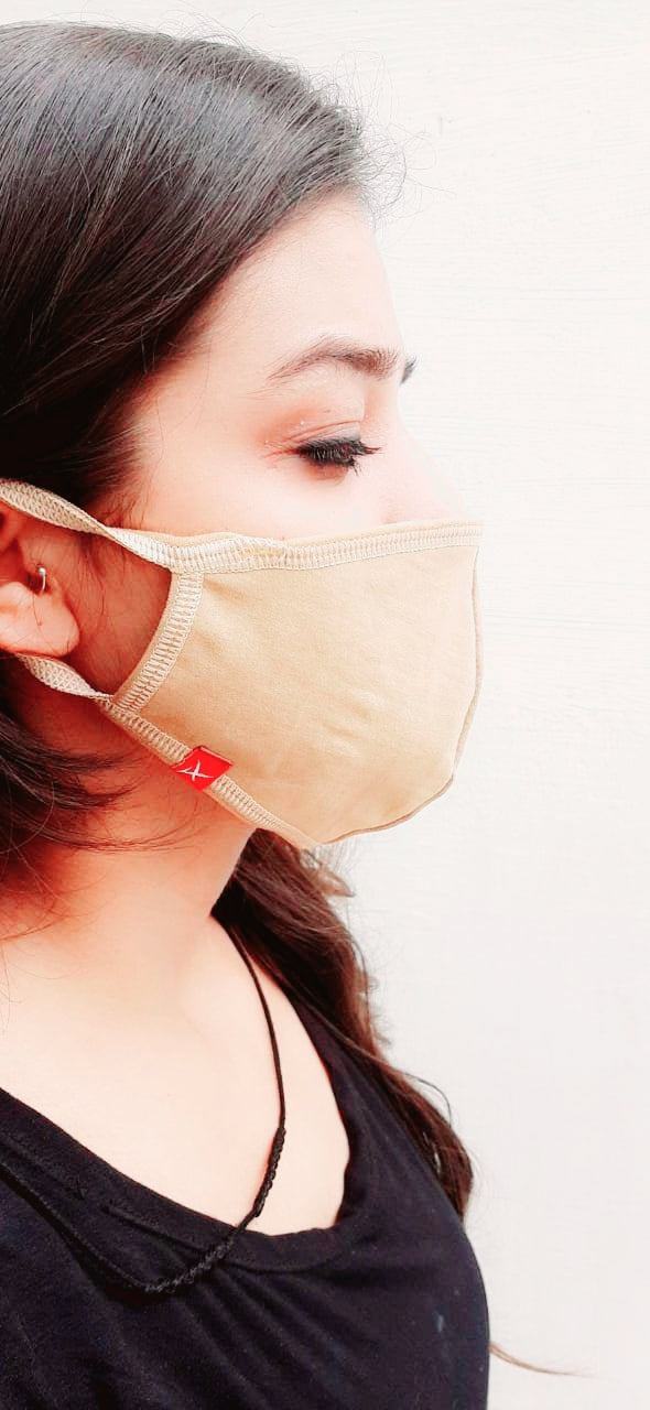 Reusable face masks with adjustable sizes - Pack of 5