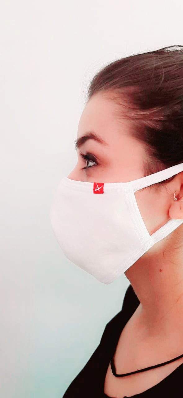 Reusable face masks with adjustable sizes - Pack of 5