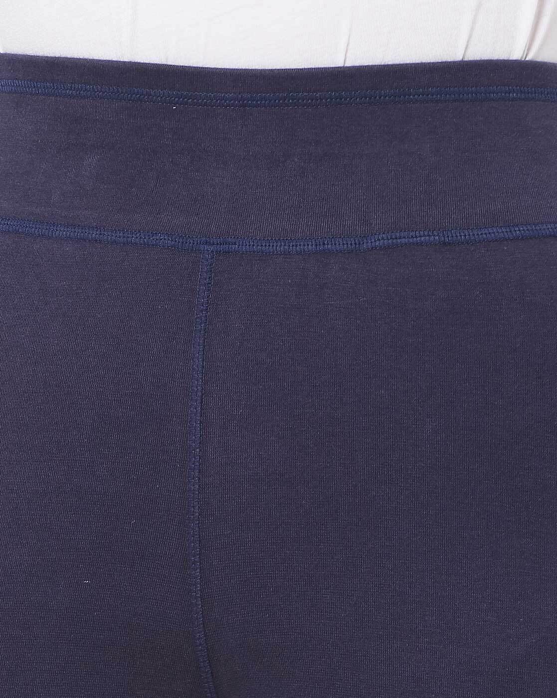 Adorna Active Leggings - Navy Blue