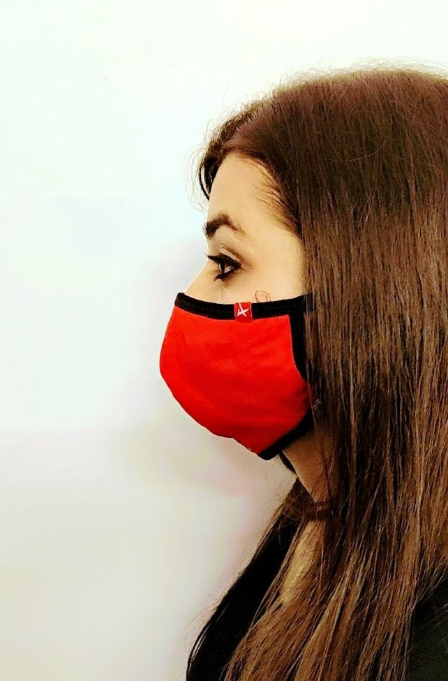 Reusable Multi Color face masks with adjustable sizes - Pack of 10