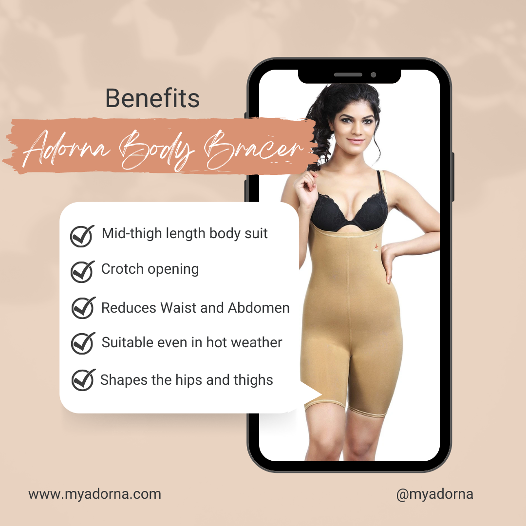 Adorna Cotton Women High Waist Shaper, Size: Large at Rs 1205/piece in  Meerut
