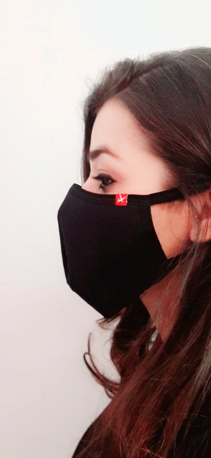 Reusable face masks with adjustable sizes - Pack of 5