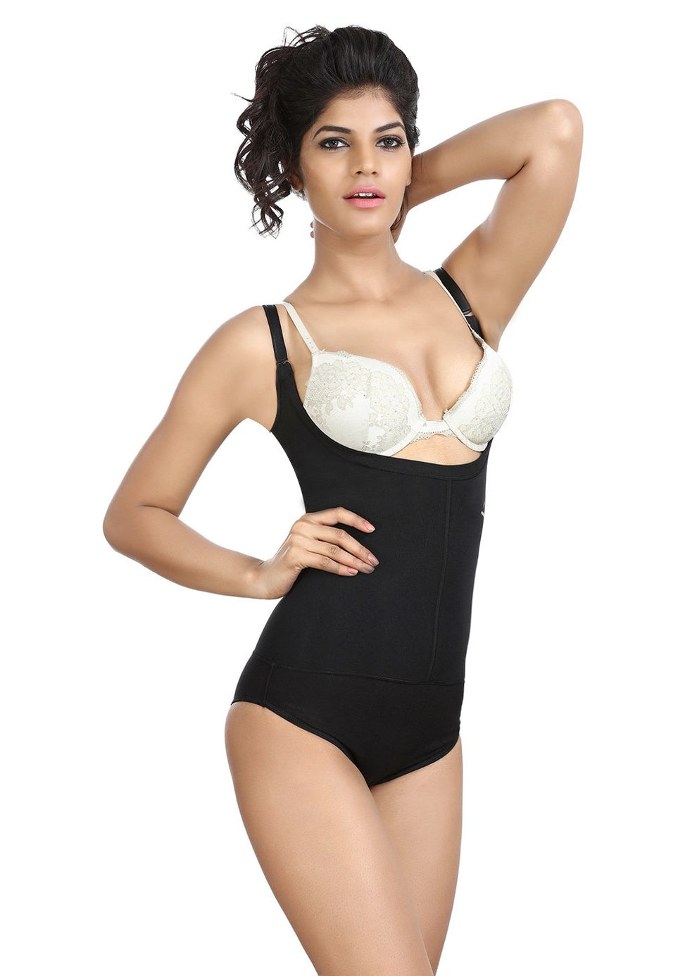 Buy ADORNAWomen Cotton Spandex Blend Body Bracer Suit for Thighs, Back,  Tummy - Soft Stretchable Tummy Control Bodysuit Shaper for Full Body Shaping  and Slimming Online at desertcartINDIA