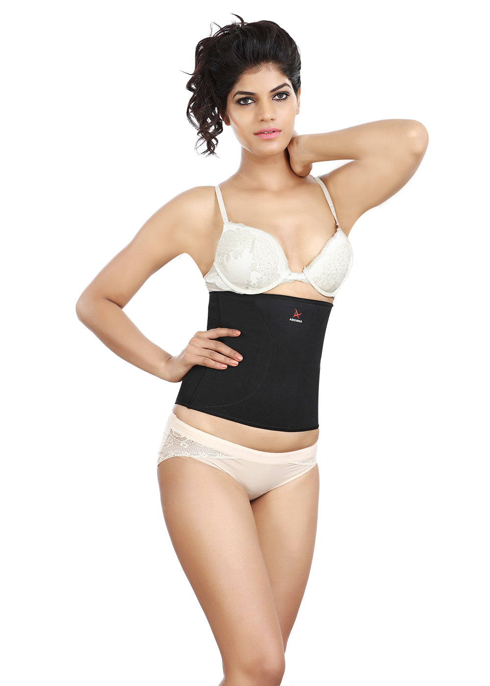 Adorna Tummy Tucker - Cotton Blend Anti-Rolling Shapewear for Women