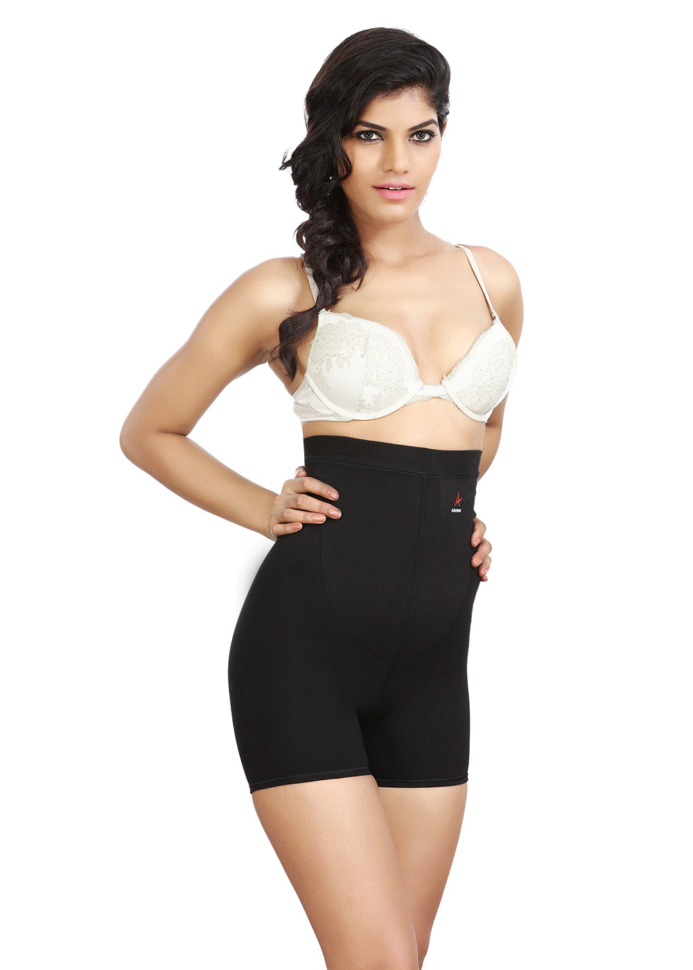 Adorna High Waist Brief - Cotton Blend High Waist Shapewear for Women