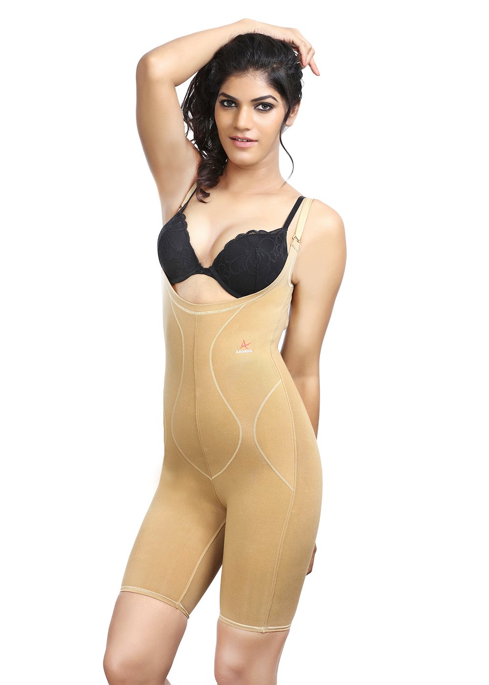 Adorna Body Slimmer - Cotton Blend High Compression Shapewear for Wome