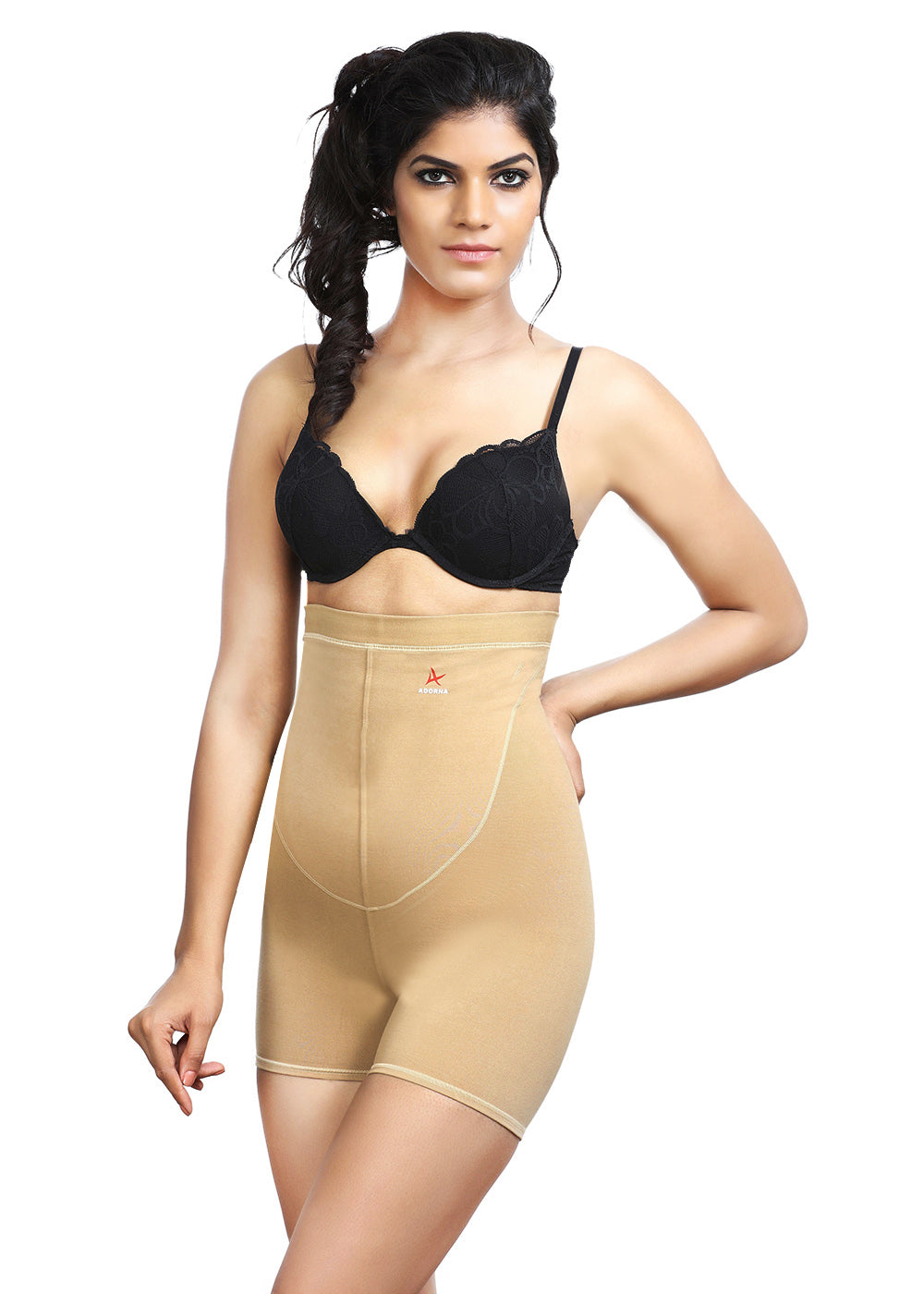 Buy ADORNA Women Cotton Stylish Spandex Blend Body Bracer for