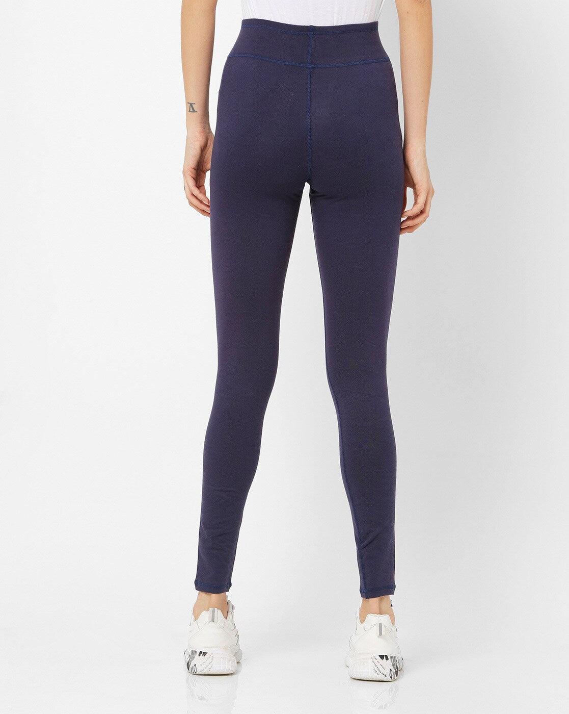 Adorna Active Leggings - Navy Blue