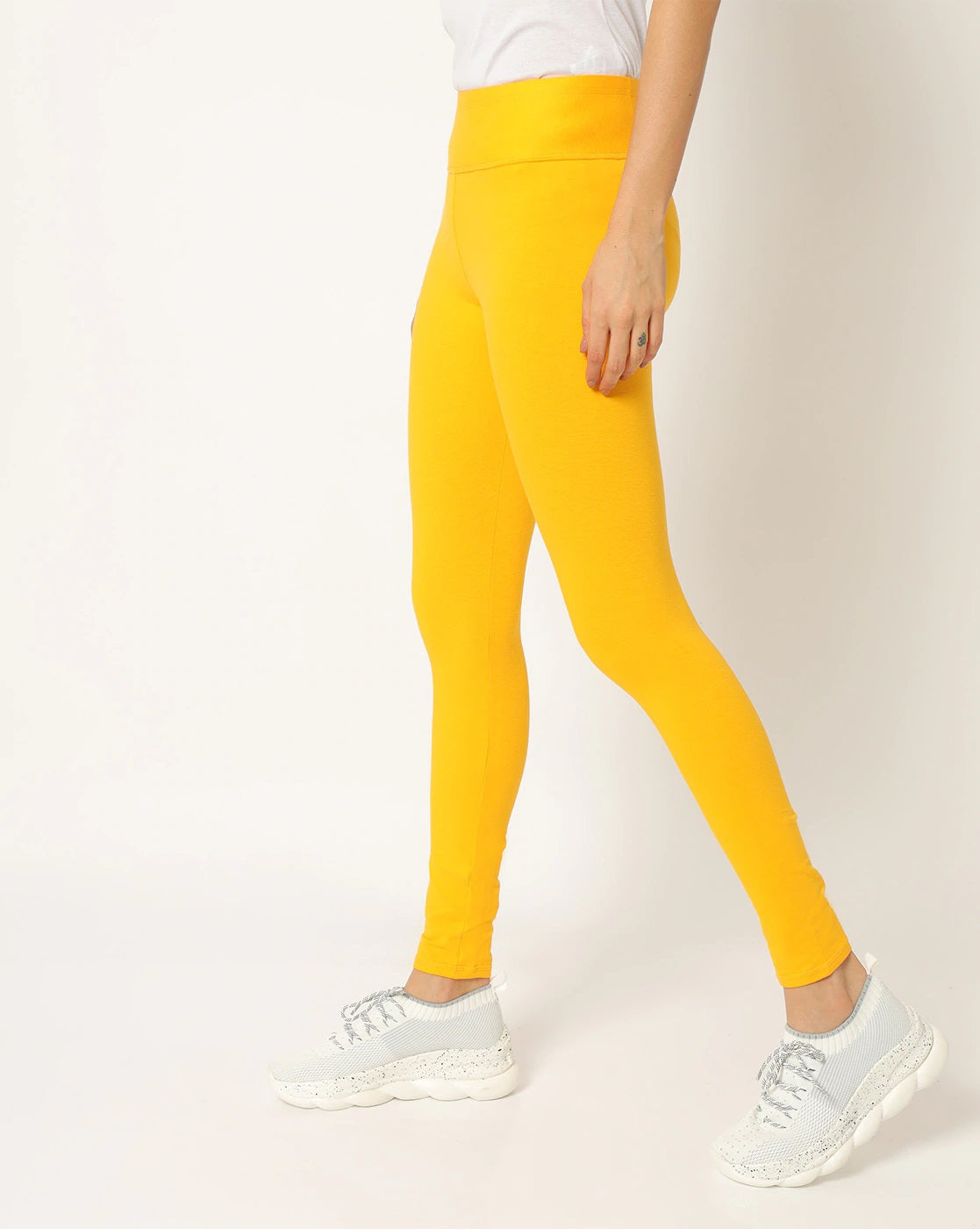 Zyia Active Neon Yellow Parallel Luxe Leggings NWT Size 8-10 