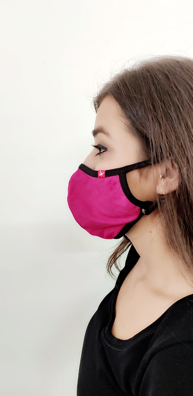 Reusable Multi Color face masks with adjustable sizes - Pack of 10