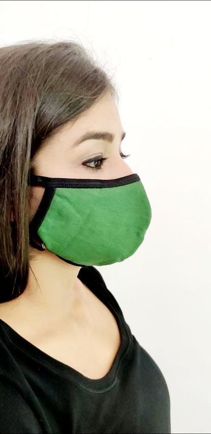 Reusable Multi Color face masks with adjustable sizes - Pack of 10