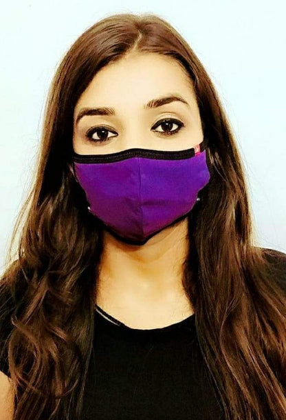 Reusable Multi Color face masks with adjustable sizes - Pack of 10