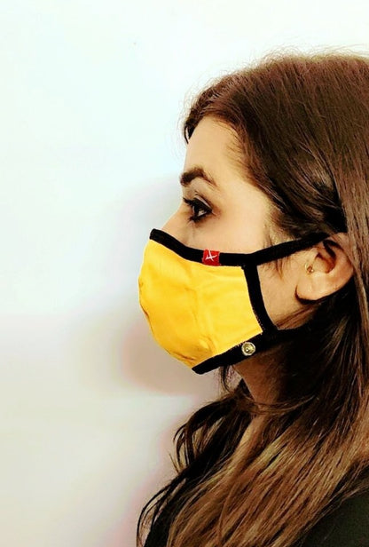 Reusable Multi Color face masks with adjustable sizes - Pack of 10