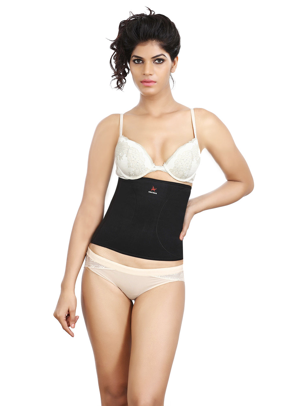 Adorna Tummy Tucker - Cotton Blend Anti-Rolling Shapewear for Women